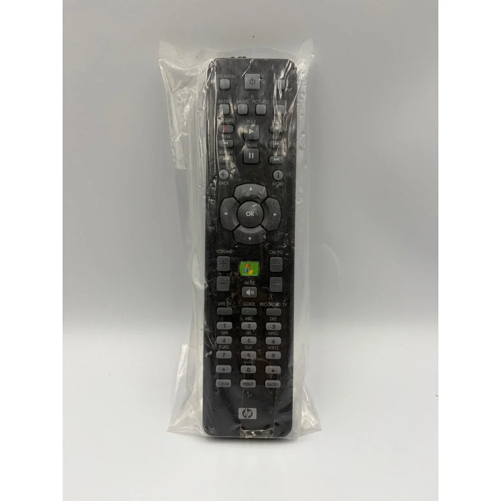 HP Remote Control Black 5069-8344 Media Center PC Windows Wireless IR